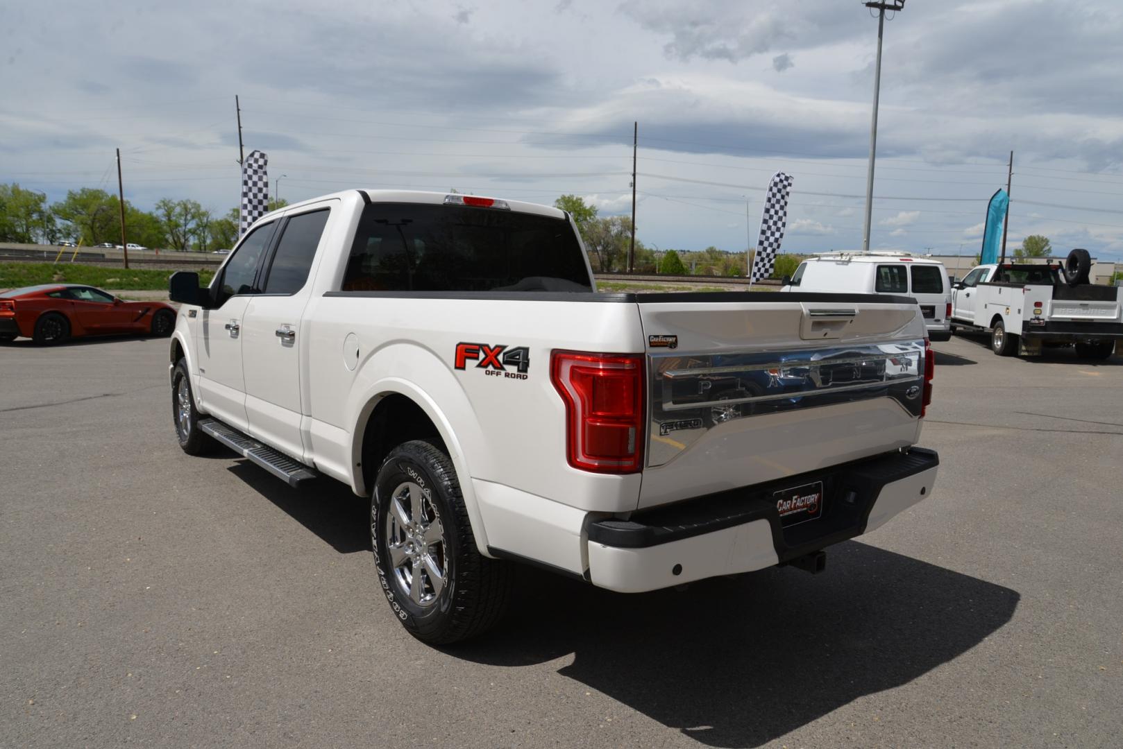 2015 White Platinum Metallic /Black Leather Ford F-150 Platinum FX4 (1FTFW1EG5FF) with an 3.5 Ecocoost Twin Turbo V6 engine, 6-Speed Automatic transmission, located at 4562 State Avenue, Billings, MT, 59101, (406) 896-9833, 45.769516, -108.526772 - 2015 Ford F-150 Platinum SuperCrew 6.5-ft. Bed 4WD - Extra clean! 3.5L V6 Ecoboost Twin Turbo Engine - 6 speed automatic transmission - 4WD - 135,146 miles - Inspected and serviced - copy of inspection and work performed as well as a full vehicle history report provided Platinum Series - cli - Photo#9